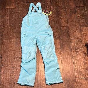 Kids Light Blue Snow Bib